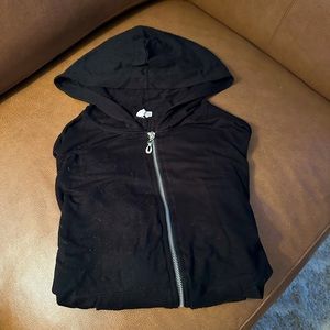 Black zip up hoodie